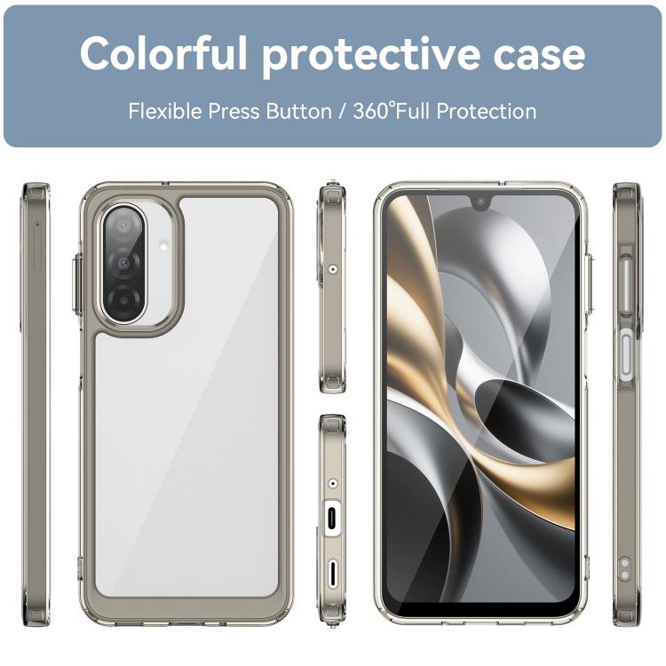 For Samsung Galaxy A17 5G Colorful Series Acrylic Hybrid TPU Phone Case
