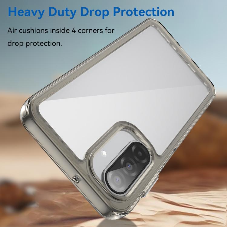 For Samsung Galaxy A17 5G Colorful Series Acrylic Hybrid TPU Phone Case