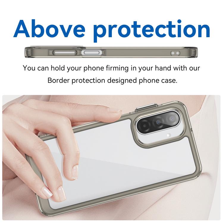 For Samsung Galaxy A17 5G Colorful Series Acrylic Hybrid TPU Phone Case
