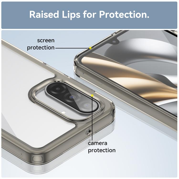 For Samsung Galaxy A17 5G Colorful Series Acrylic Hybrid TPU Phone Case