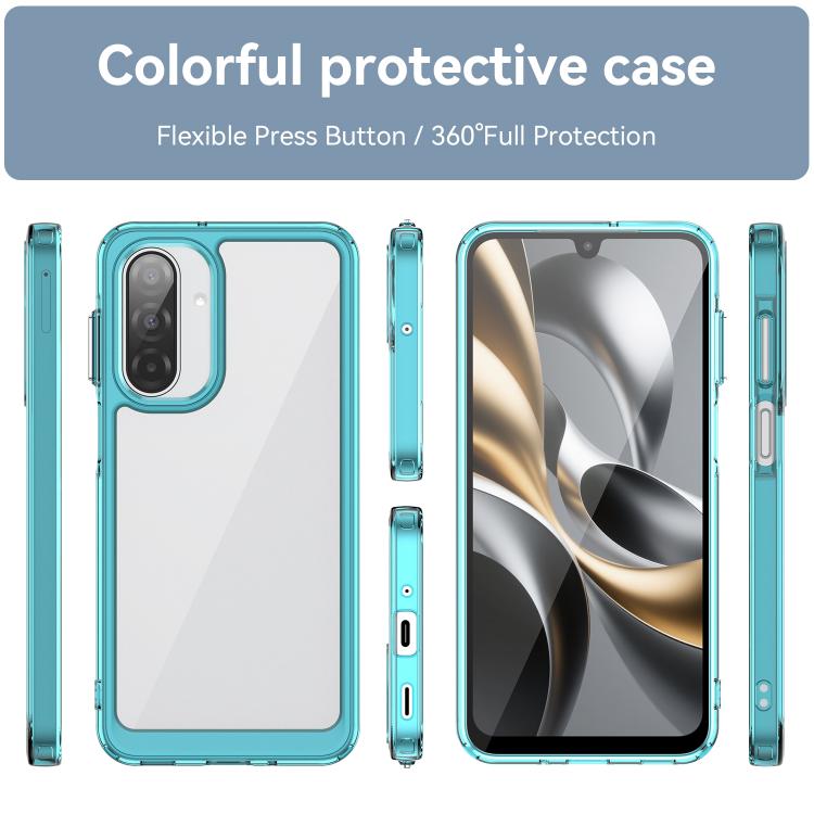 For Samsung Galaxy A17 5G Colorful Series Acrylic Hybrid TPU Phone Case