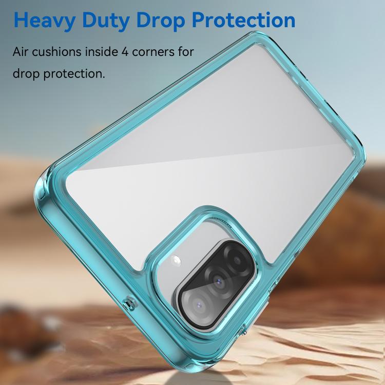 For Samsung Galaxy A17 5G Colorful Series Acrylic Hybrid TPU Phone Case