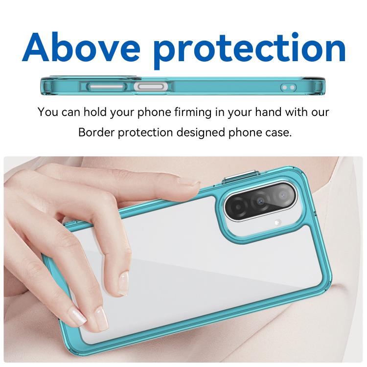 For Samsung Galaxy A17 5G Colorful Series Acrylic Hybrid TPU Phone Case