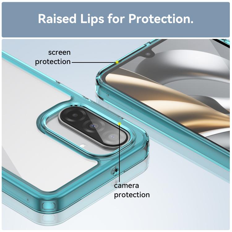 For Samsung Galaxy A17 5G Colorful Series Acrylic Hybrid TPU Phone Case
