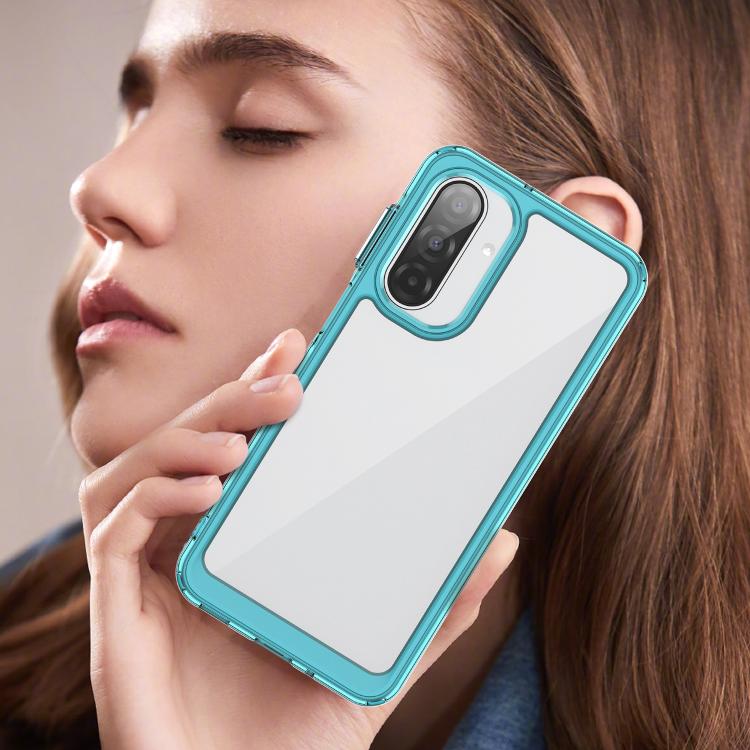 For Samsung Galaxy A17 5G Colorful Series Acrylic Hybrid TPU Phone Case
