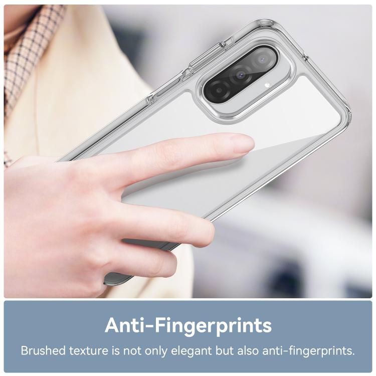 For Samsung Galaxy A17 5G Colorful Series Acrylic Hybrid TPU Phone Case