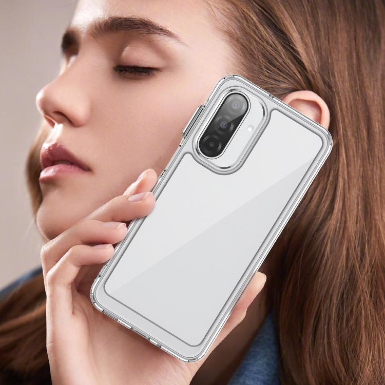 For Samsung Galaxy A17 5G Colorful Series Acrylic Hybrid TPU Phone Case