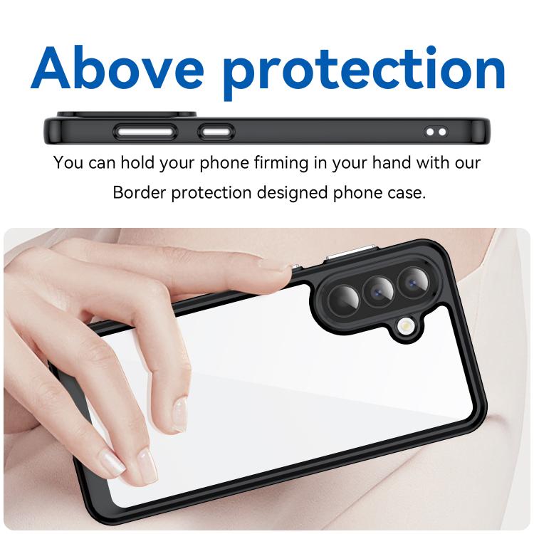 For Samsung Galaxy A57 5G Colorful Series Acrylic Hybrid TPU Phone Case