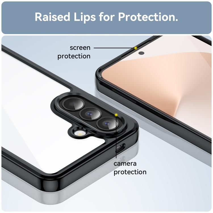 For Samsung Galaxy A57 5G Colorful Series Acrylic Hybrid TPU Phone Case