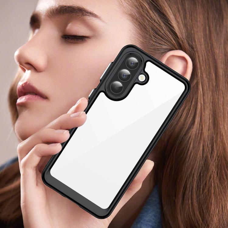 For Samsung Galaxy A57 5G Colorful Series Acrylic Hybrid TPU Phone Case