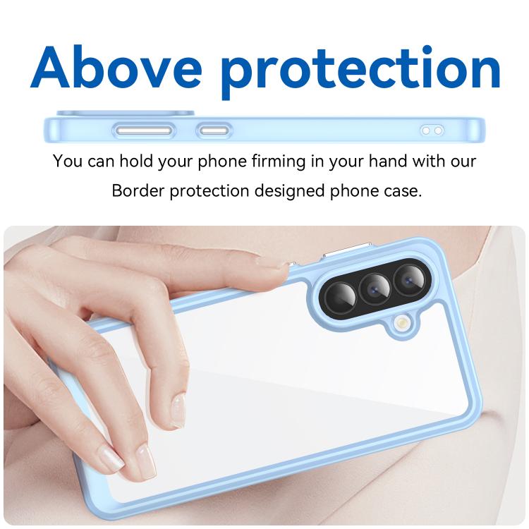 For Samsung Galaxy A57 5G Colorful Series Acrylic Hybrid TPU Phone Case