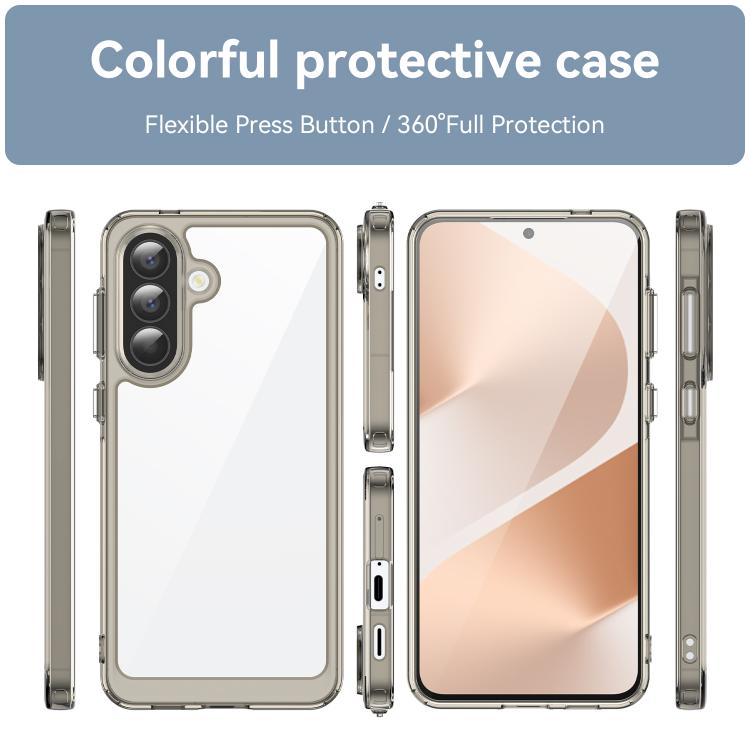 For Samsung Galaxy A57 5G Colorful Series Acrylic Hybrid TPU Phone Case