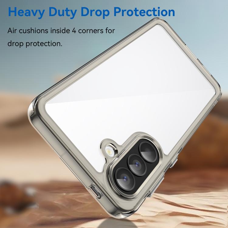 For Samsung Galaxy A57 5G Colorful Series Acrylic Hybrid TPU Phone Case
