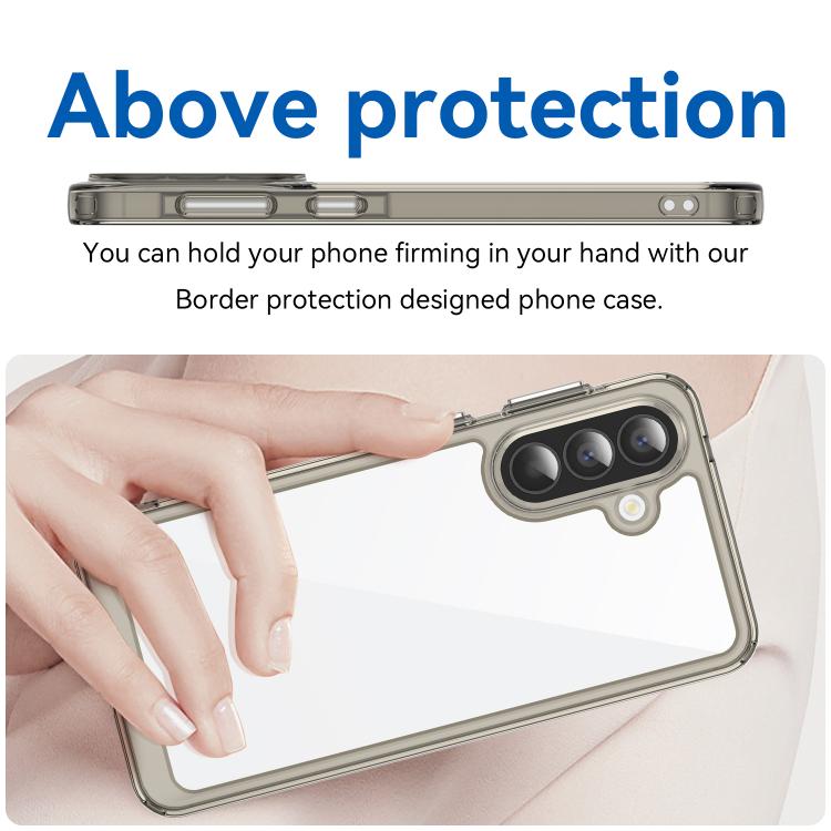 For Samsung Galaxy A57 5G Colorful Series Acrylic Hybrid TPU Phone Case