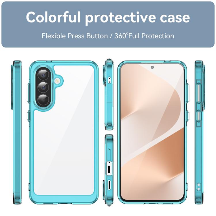 For Samsung Galaxy A57 5G Colorful Series Acrylic Hybrid TPU Phone Case