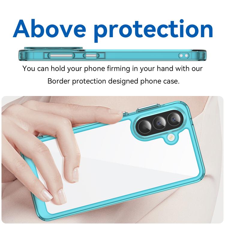 For Samsung Galaxy A57 5G Colorful Series Acrylic Hybrid TPU Phone Case