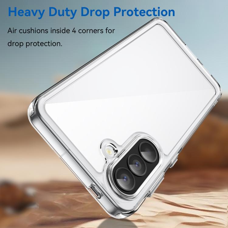For Samsung Galaxy A57 5G Colorful Series Acrylic Hybrid TPU Phone Case