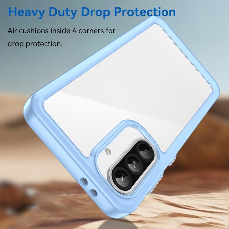 For Samsung Galaxy A37 5G Colorful Series Acrylic Hybrid TPU Phone Case