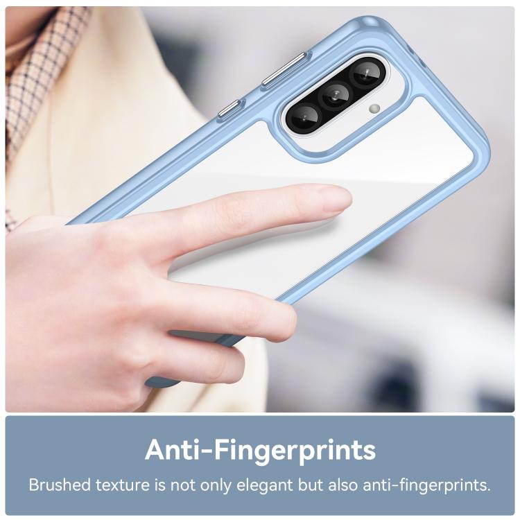 For Samsung Galaxy A37 5G Colorful Series Acrylic Hybrid TPU Phone Case