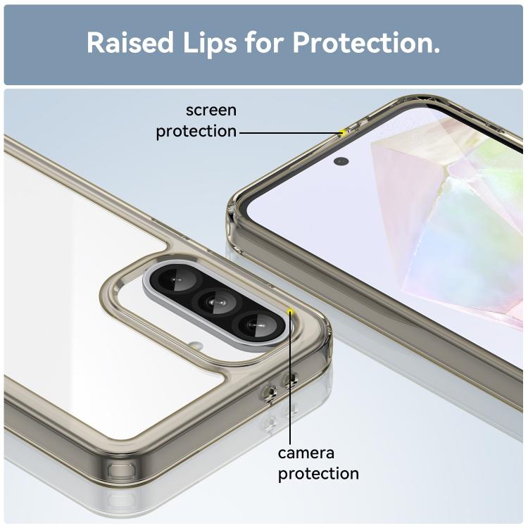 For Samsung Galaxy A37 5G Colorful Series Acrylic Hybrid TPU Phone Case
