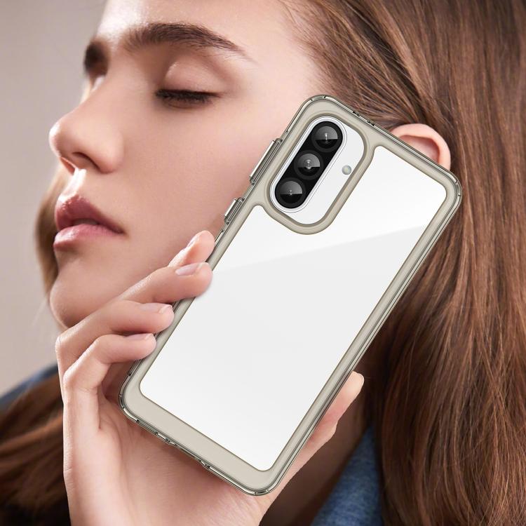 For Samsung Galaxy A37 5G Colorful Series Acrylic Hybrid TPU Phone Case