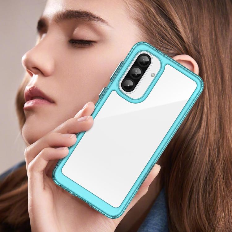 For Samsung Galaxy A37 5G Colorful Series Acrylic Hybrid TPU Phone Case