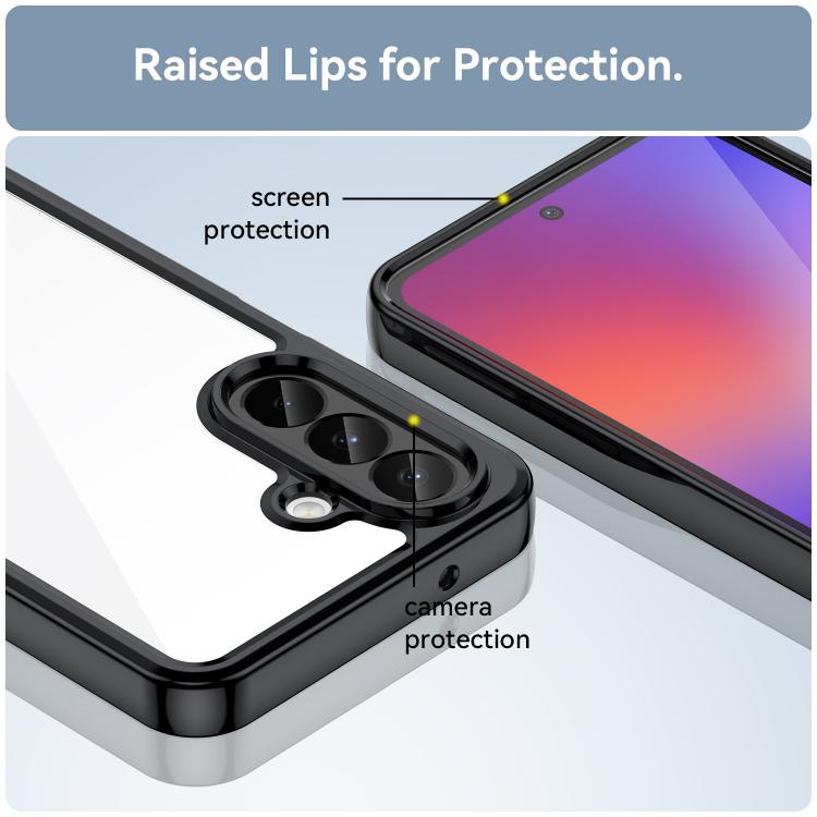 For Galaxy A27 5G Colorful Series Acrylic Hybrid TPU Phone Case