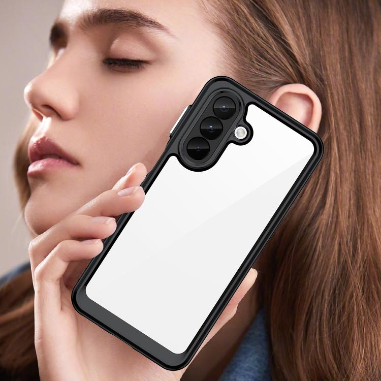 For Galaxy A27 5G Colorful Series Acrylic Hybrid TPU Phone Case