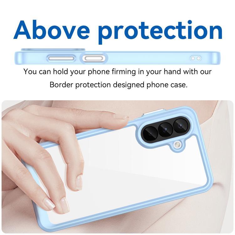 For Galaxy A27 5G Colorful Series Acrylic Hybrid TPU Phone Case