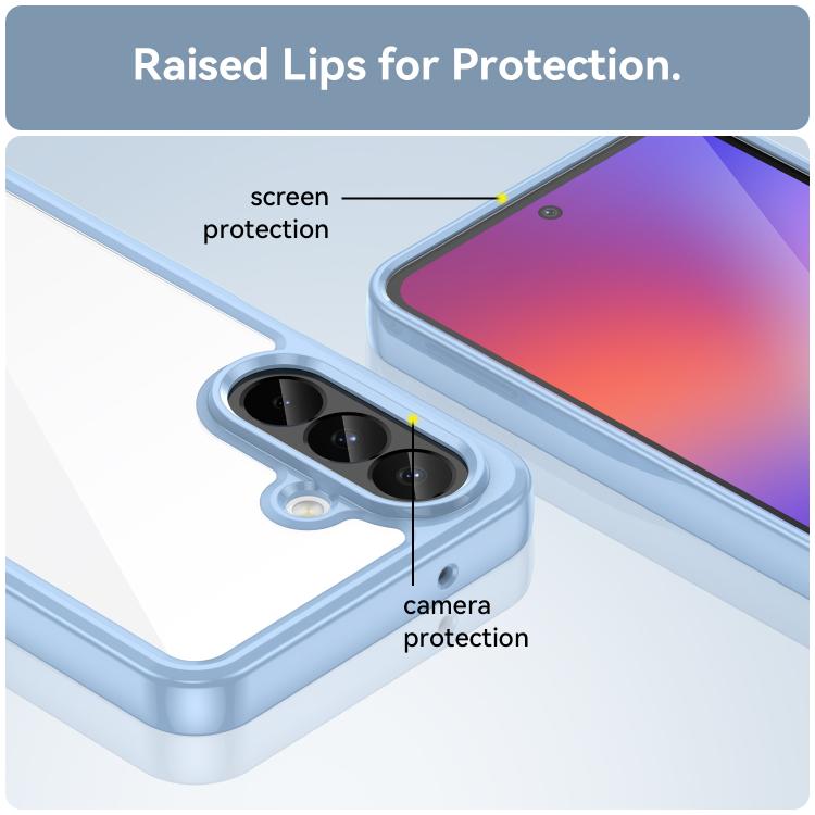 For Galaxy A27 5G Colorful Series Acrylic Hybrid TPU Phone Case