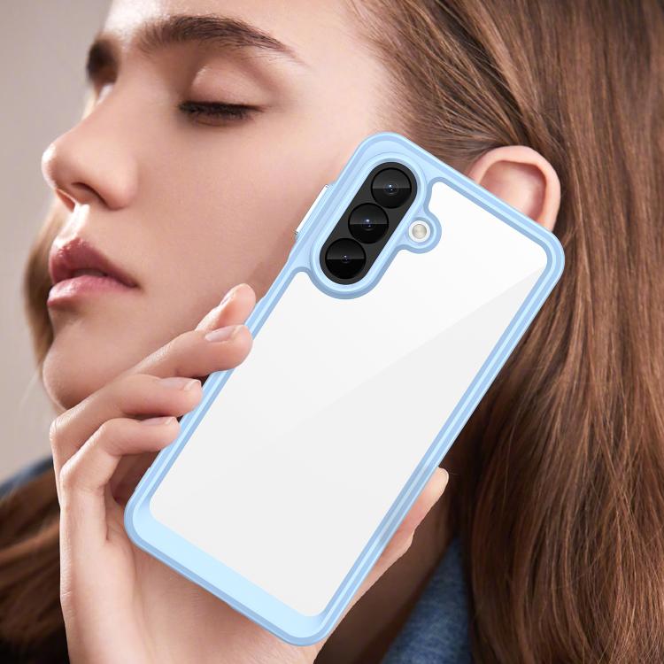 For Galaxy A27 5G Colorful Series Acrylic Hybrid TPU Phone Case