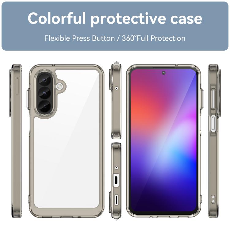 For Galaxy A27 5G Colorful Series Acrylic Hybrid TPU Phone Case