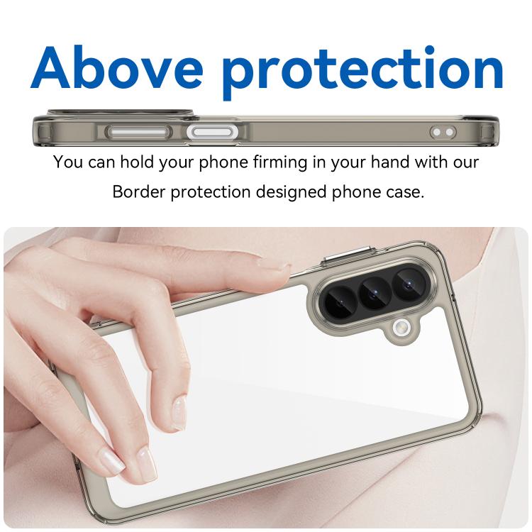 For Galaxy A27 5G Colorful Series Acrylic Hybrid TPU Phone Case