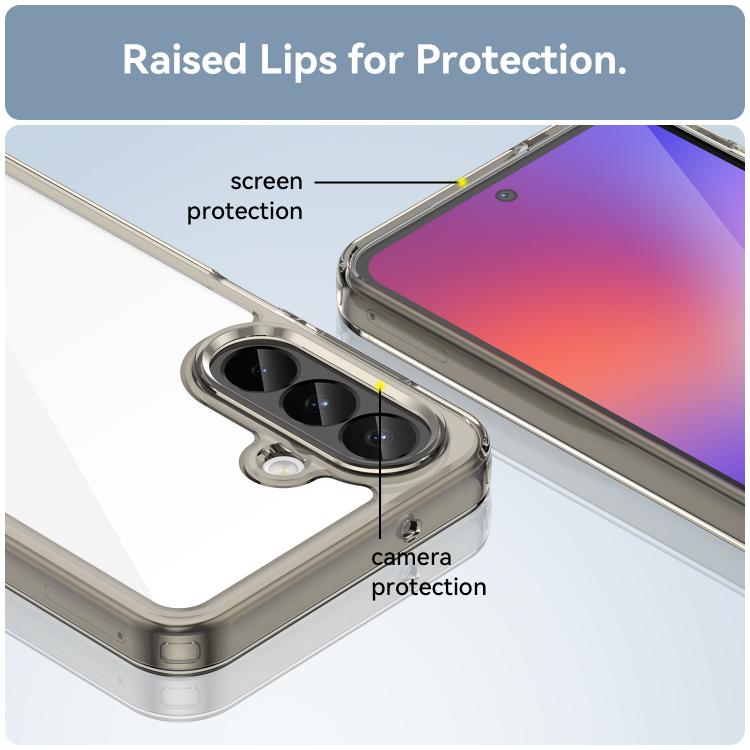 For Galaxy A27 5G Colorful Series Acrylic Hybrid TPU Phone Case