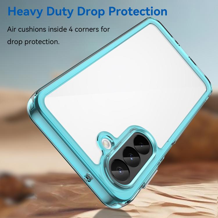 For Galaxy A27 5G Colorful Series Acrylic Hybrid TPU Phone Case