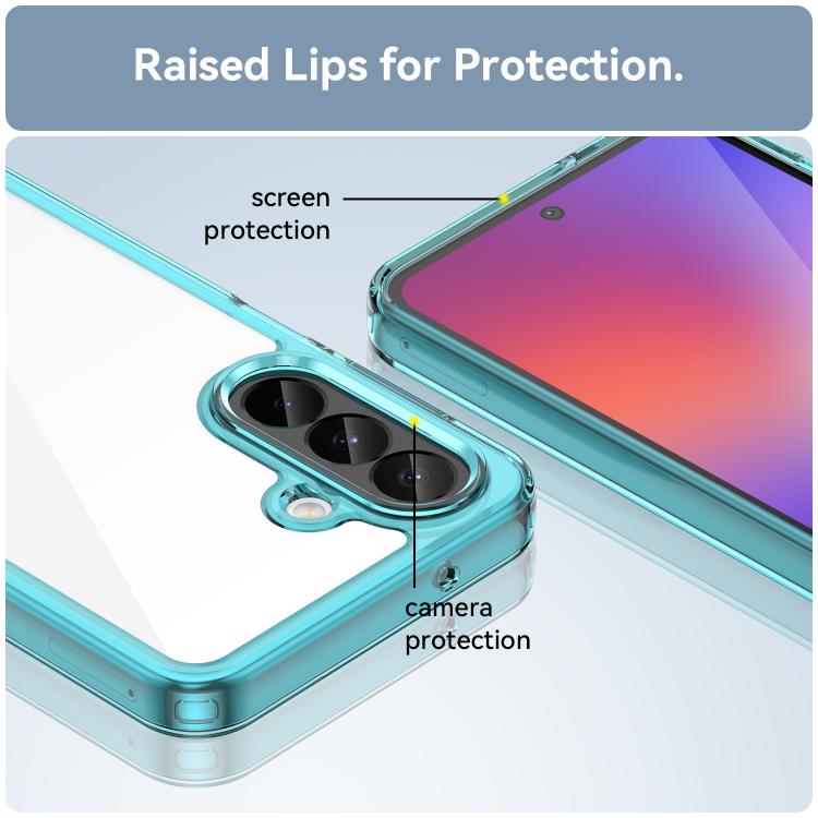 For Galaxy A27 5G Colorful Series Acrylic Hybrid TPU Phone Case
