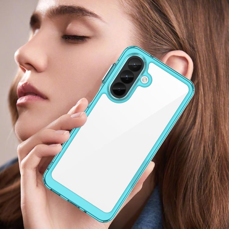 For Galaxy A27 5G Colorful Series Acrylic Hybrid TPU Phone Case