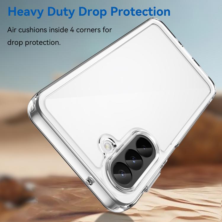 For Galaxy A27 5G Colorful Series Acrylic Hybrid TPU Phone Case