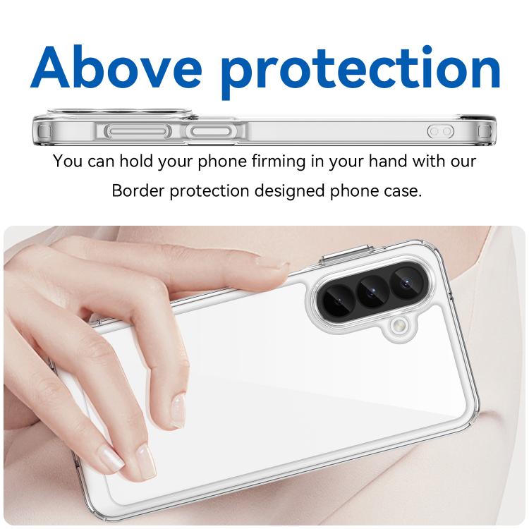 For Galaxy A27 5G Colorful Series Acrylic Hybrid TPU Phone Case