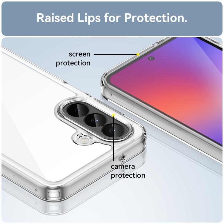 For Galaxy A27 5G Colorful Series Acrylic Hybrid TPU Phone Case