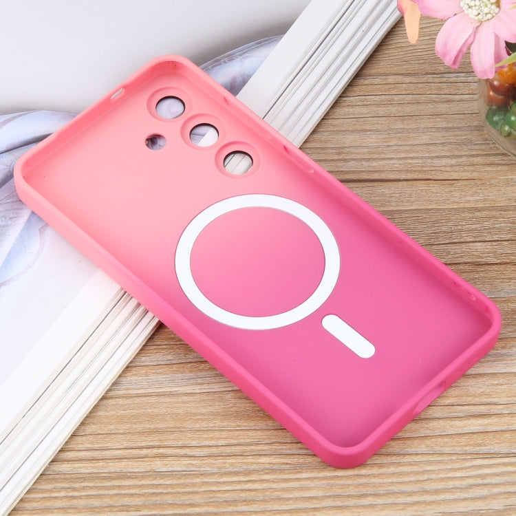 For Samsung Galaxy S25 5G Liquid TPU Silicone Gradient MagSafe Phone Case
