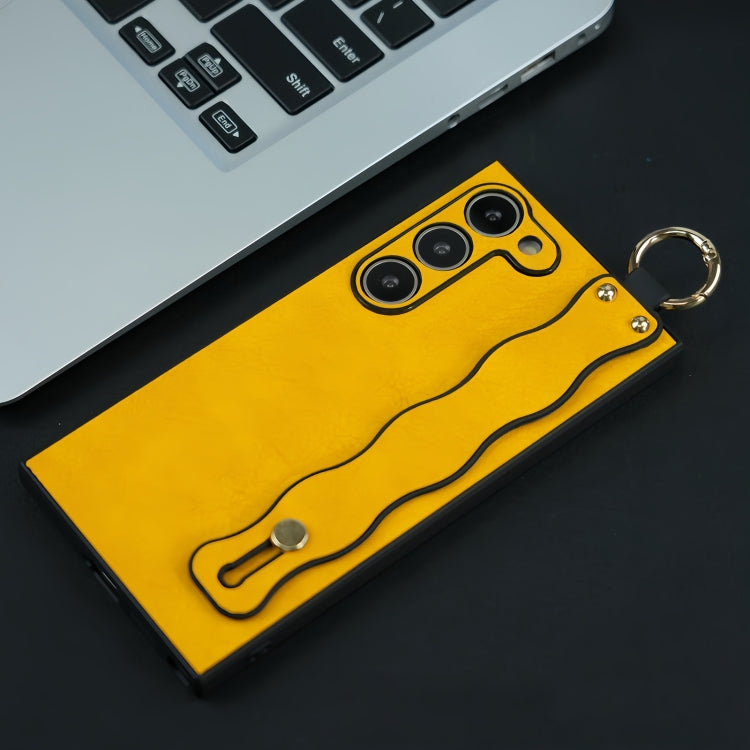 For Samsung Galaxy S21+ 5G Wavy Wristband Bracket TPU Phone Case