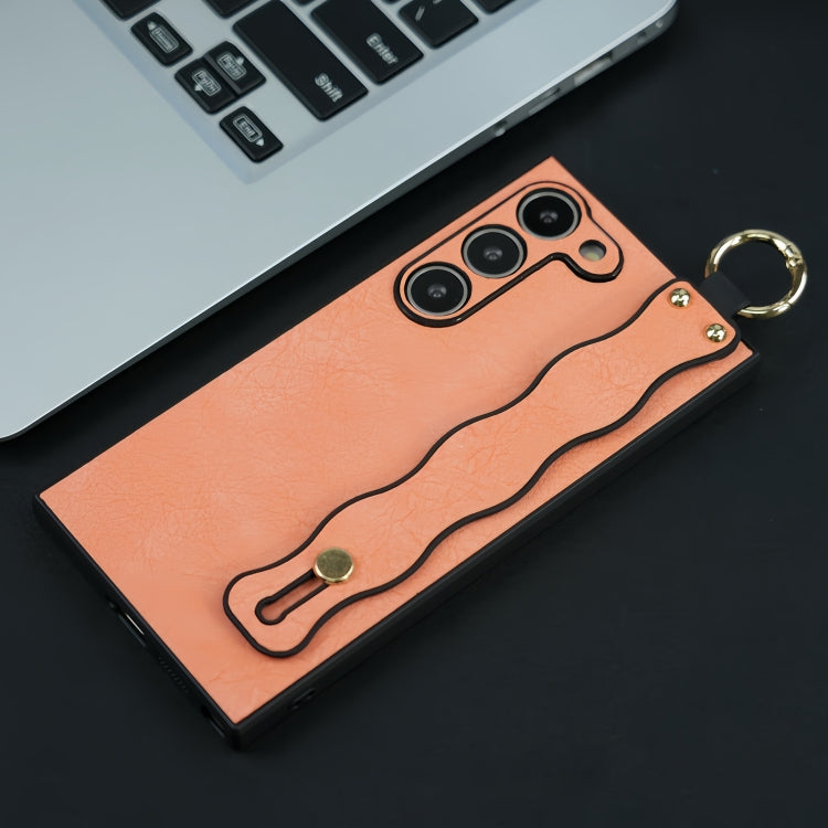 For Samsung Galaxy S23+ 5G Wavy Wristband Bracket TPU Phone Case