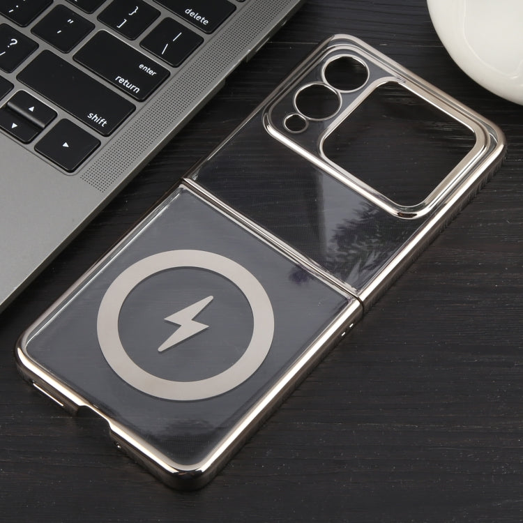 For Huawei nova Flip 6D Glossy Electroplated PC MagSafe Phone Case