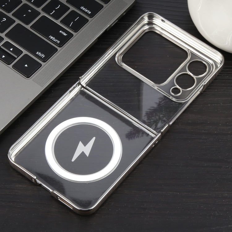 For Huawei nova Flip 6D Glossy Electroplated PC MagSafe Phone Case