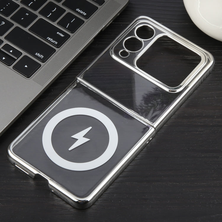 For Huawei nova Flip 6D Glossy Electroplated PC MagSafe Phone Case