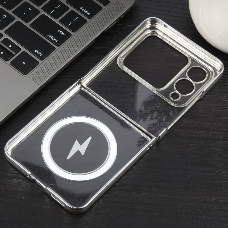 For Huawei nova Flip 6D Glossy Electroplated PC MagSafe Phone Case