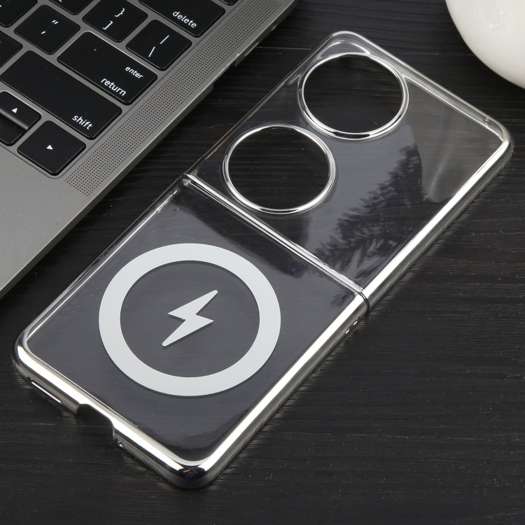 For Huawei Pocket 2 6D Glossy Electroplated PC MagSafe Phone Case