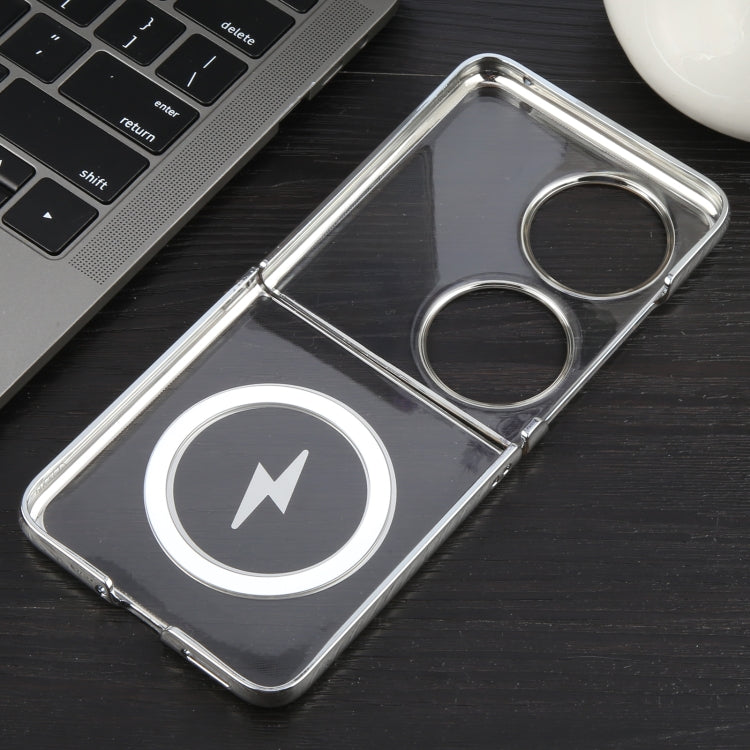For Huawei Pocket 2 6D Glossy Electroplated PC MagSafe Phone Case