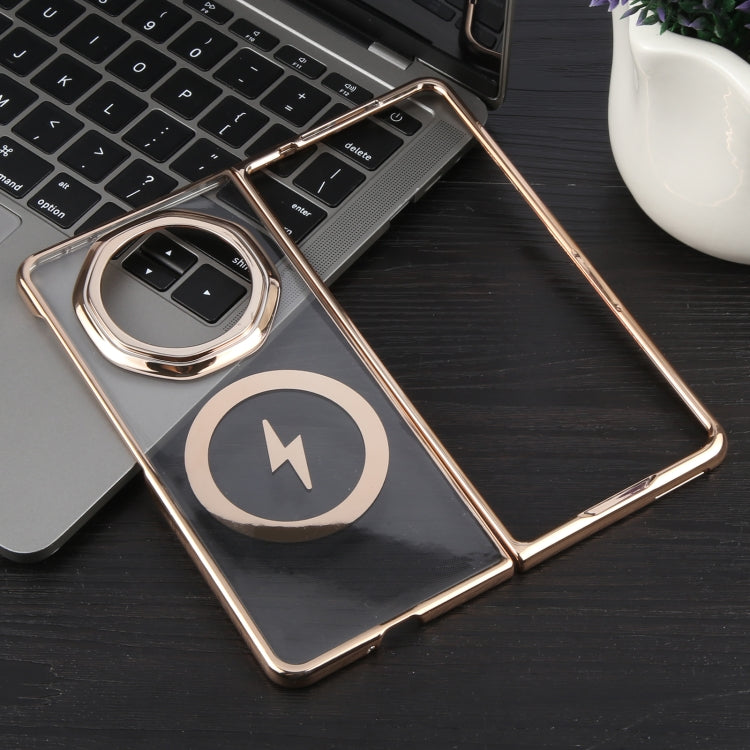 For Honor Magic V3 6D Glossy Electroplated PC MagSafe Phone Case